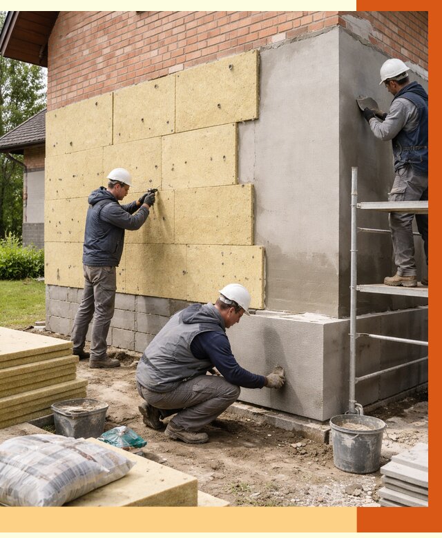 Утепление частного дома в Кушве под ключ от 7699 руб/м2 — недорого | ТепломастерКшв