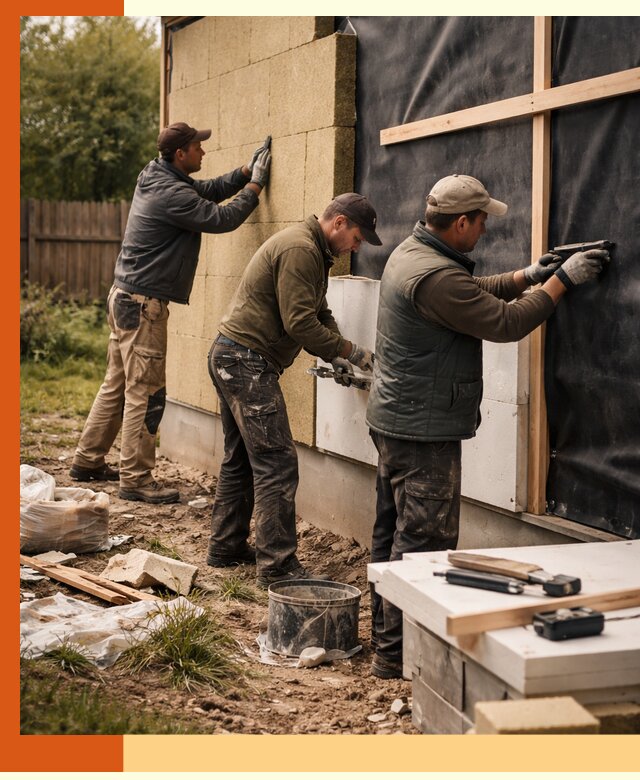 Утепление дачного дома под ключ в Кушве