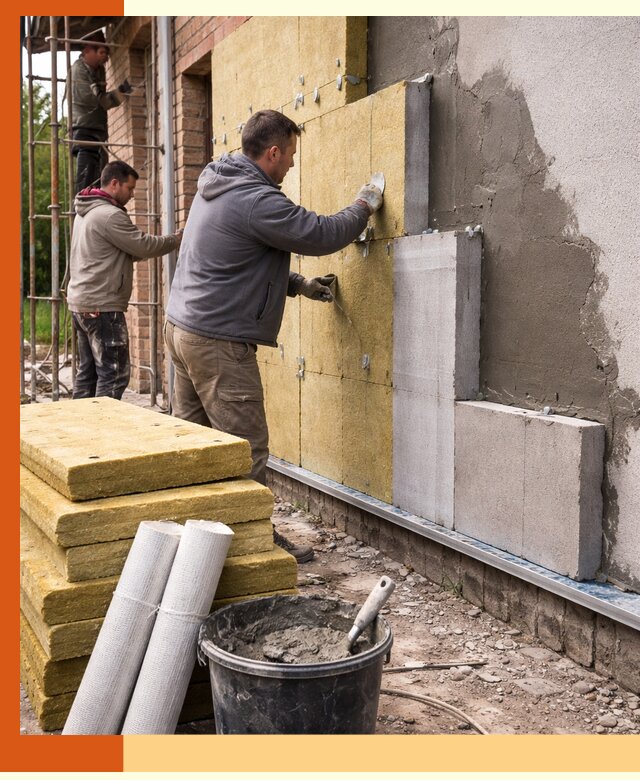 Утепление кирпичного дома под ключ в Кушве