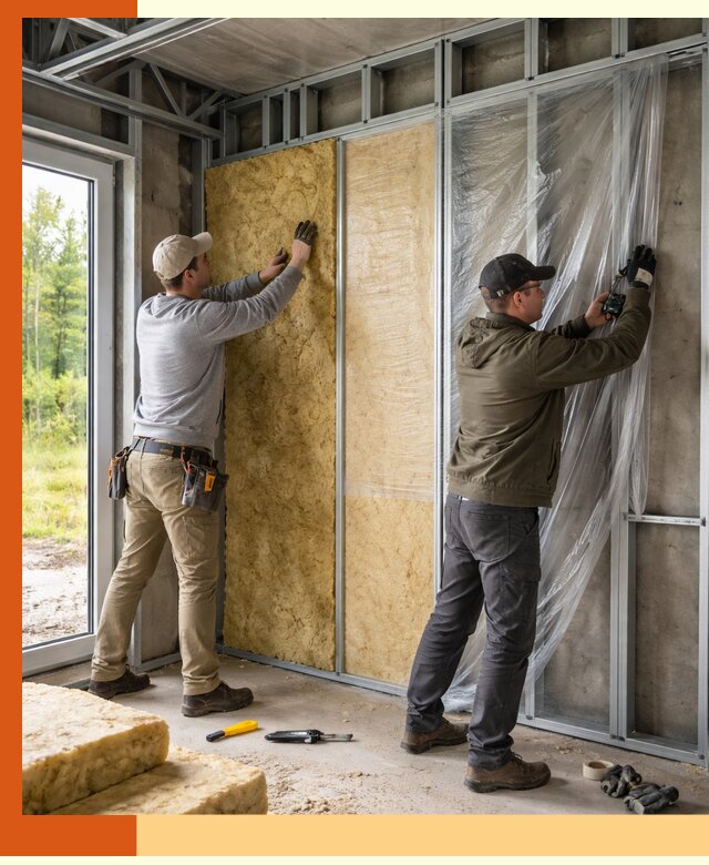 Утепление дома из ЛСТК в Кушве с гарантией качества и эффективности