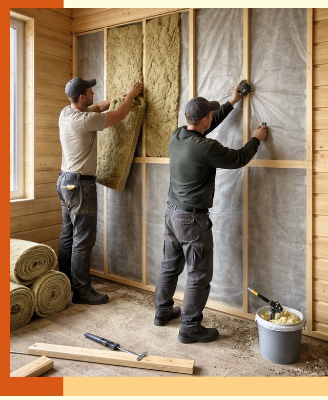 Утепление дома из минибруса в Кушве: комплексные теплоизоляционные работы