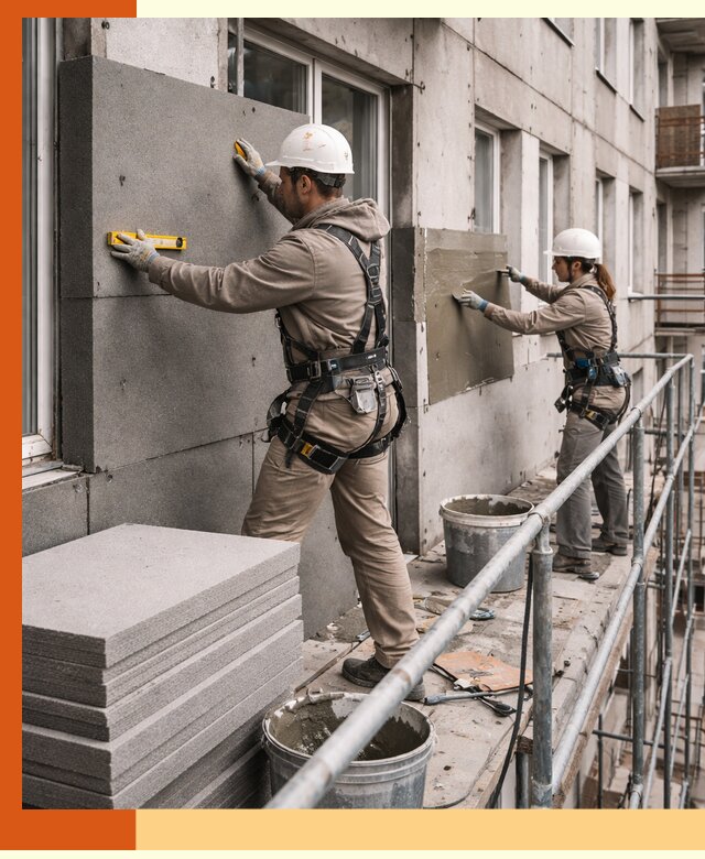 Утепление квартиры снаружи под ключ в Кушве