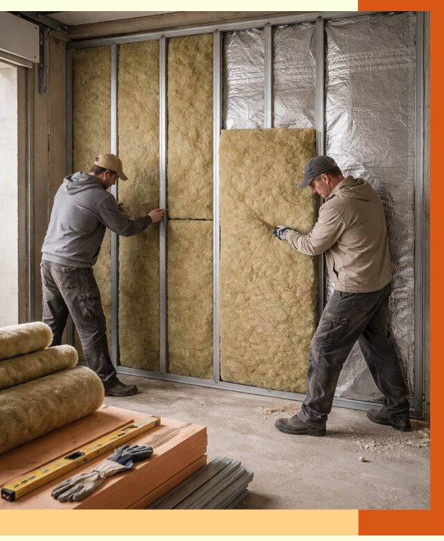 Утепление гаража изнутри в Кушве от 7699 руб/м2 — работы и цена | ТепломастерКшв