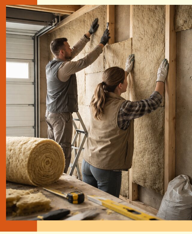 Утепление гаража изнутри в Кушве: быстро и надежно