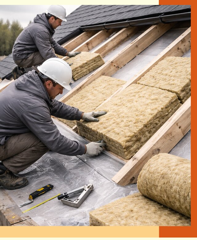 Утепление крыши в Кушве от 1899 руб./м2 — комплексное утепление кровли | ТепломастерКшв