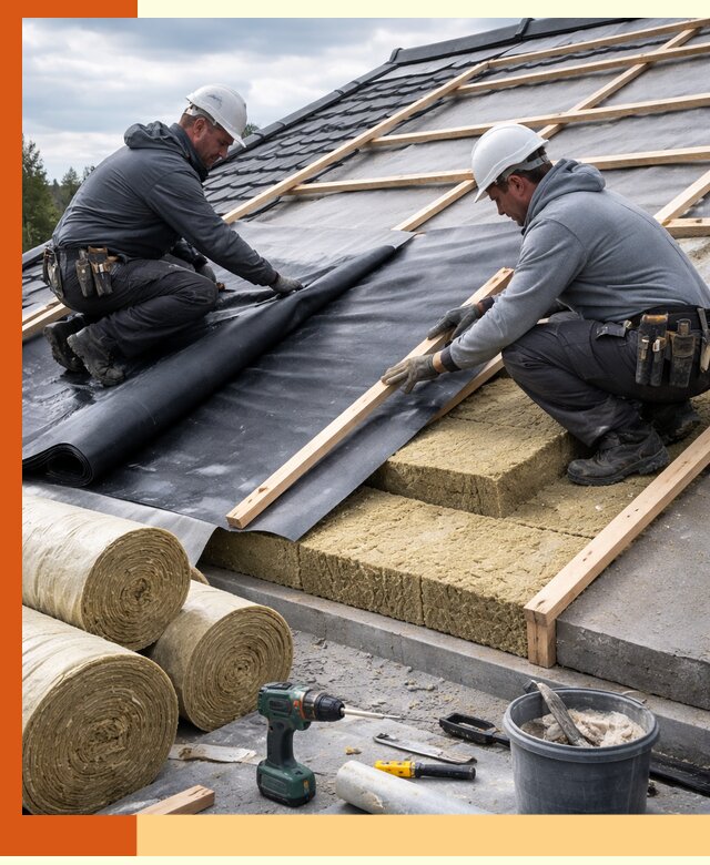 Утепление крыши снаружи в Кушве: профессиональная теплоизоляция