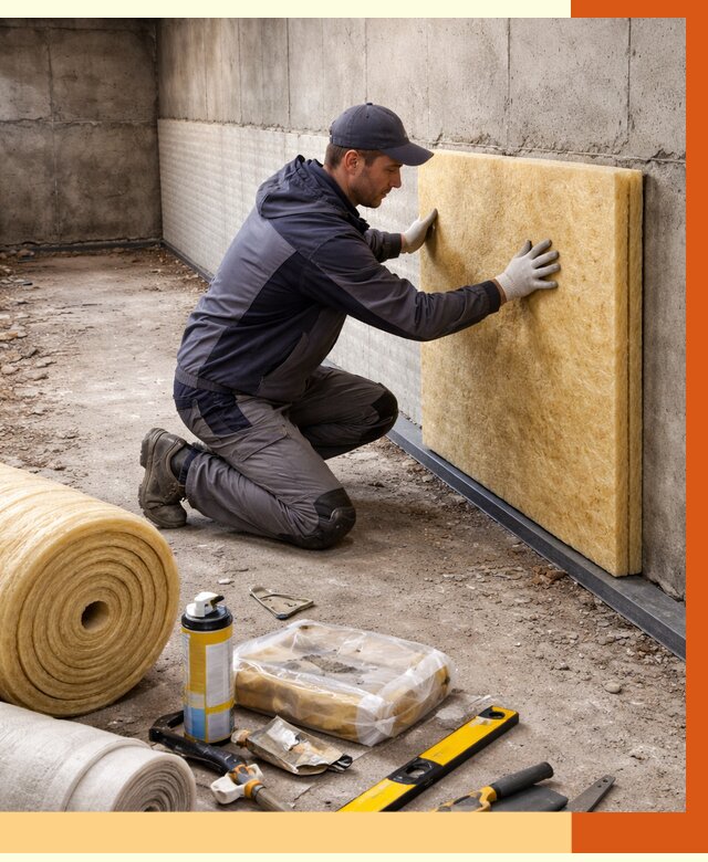 Утепление фундамента изнутри в Кушве от 4311 руб./м2 — работы под ключ | ТепломастерКшв