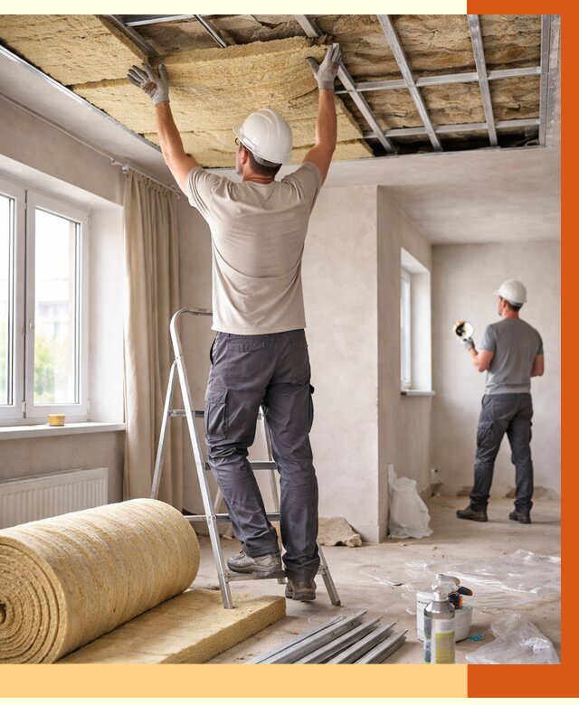 Утепление потолка в частном доме в Кушве от 975 руб./м² — работы под ключ | ТепломастерКшв