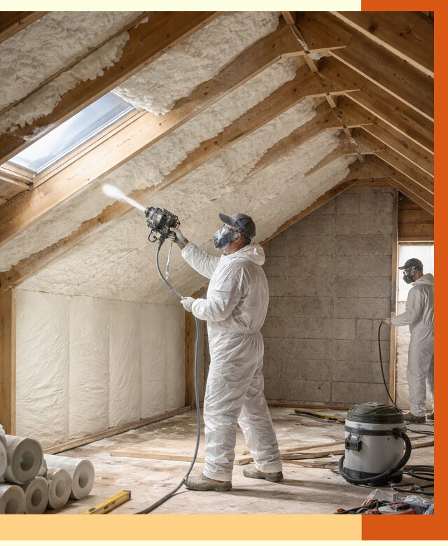 Утепление мансарды ППУ в Кушве от 2823 руб./м² — заказать под ключ | ТепломастерКшв