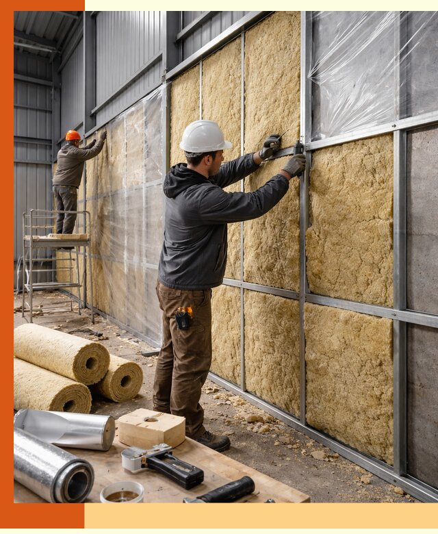 Утепление ангара в Кушве — профессиональная теплоизоляция помещений