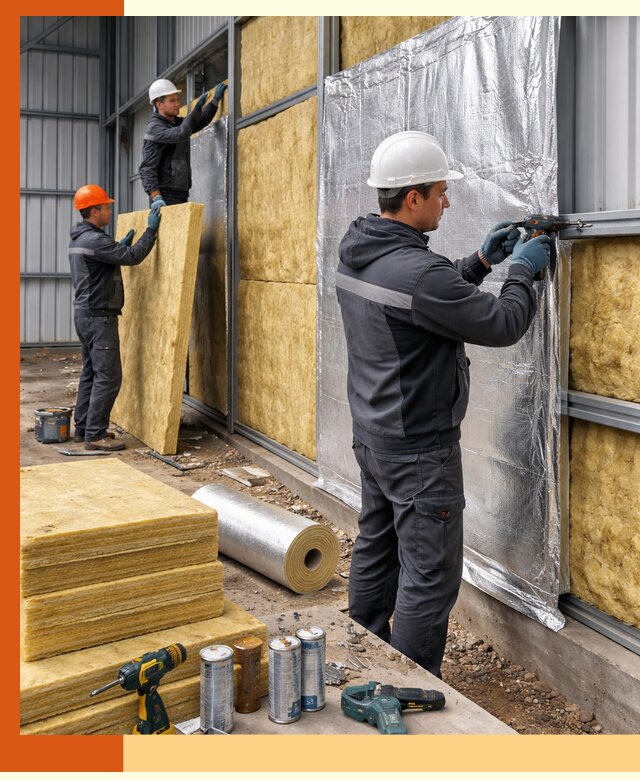 Утепление металлического ангара профессионально в Кушве