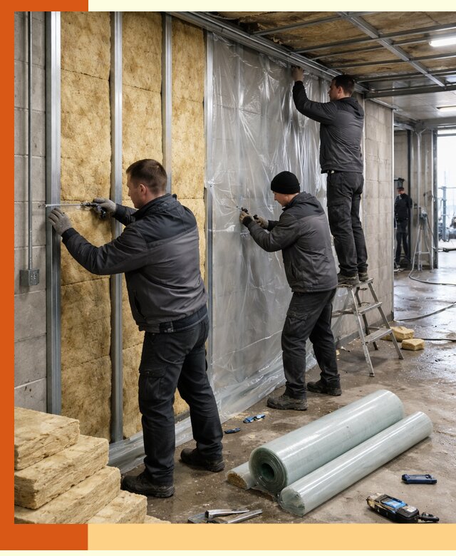 Профессиональное утепление автомойки в Кушве для любого типа помещений