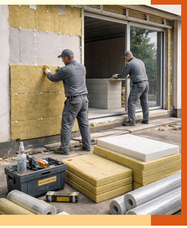 Утепление торгового павильона в Кушве от 14884 руб./м² под ключ | ТепломастерКшв