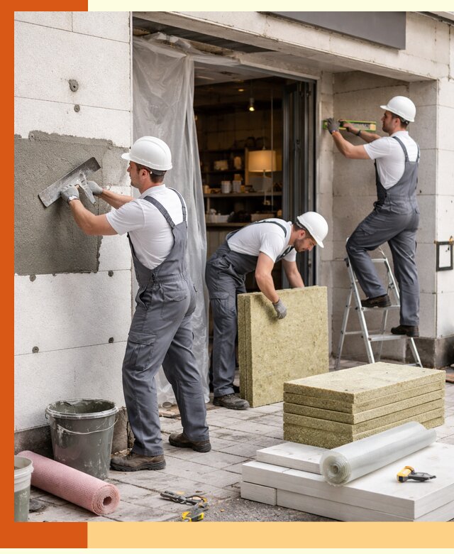 Утепление кафе в Кушве: профессиональная теплоизоляция и монтаж