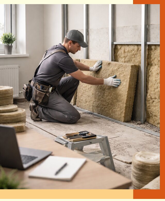 Утепление офиса в Кушве от 4619 руб/м2 — комплексное утепление офиса под ключ | ТепломастерКшв