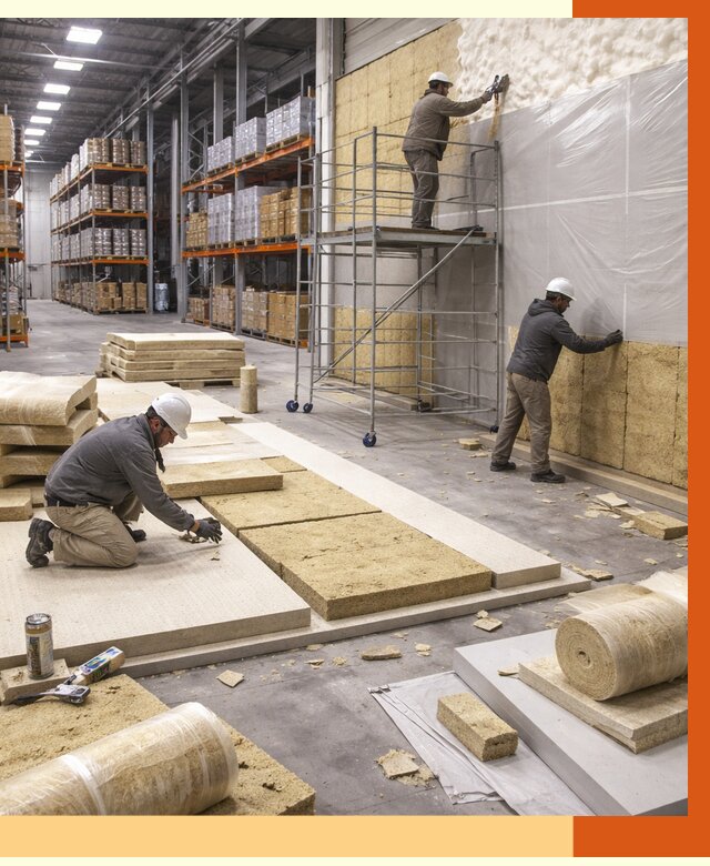 Утепление складского терминала в Кушве от 7699 руб./м² под ключ | ТепломастерКшв