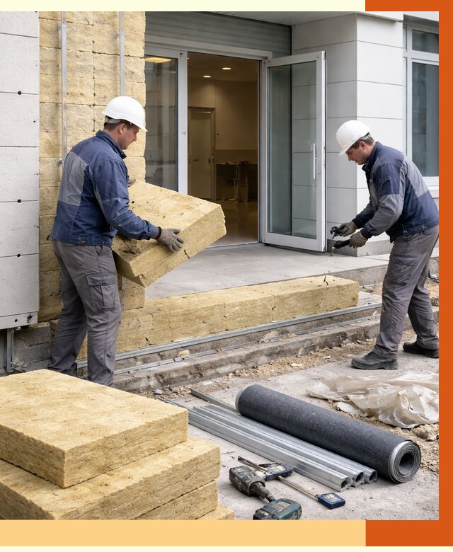 Утепление медицинского центра в Кушве под ключ от 12831 руб./м² | ТепломастерКшв