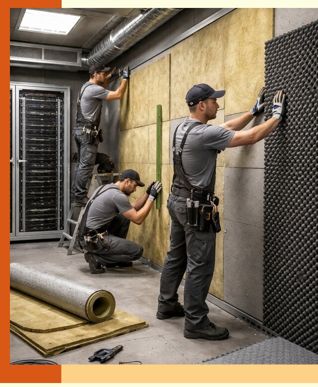 Утепление серверной комнаты профессионально в Кушве