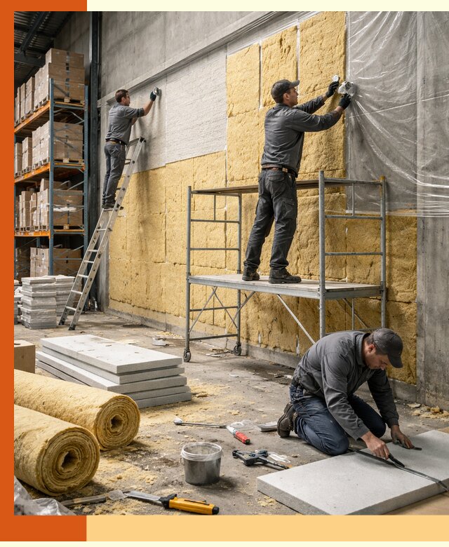 Утепление холодного склада под ключ в Кушве