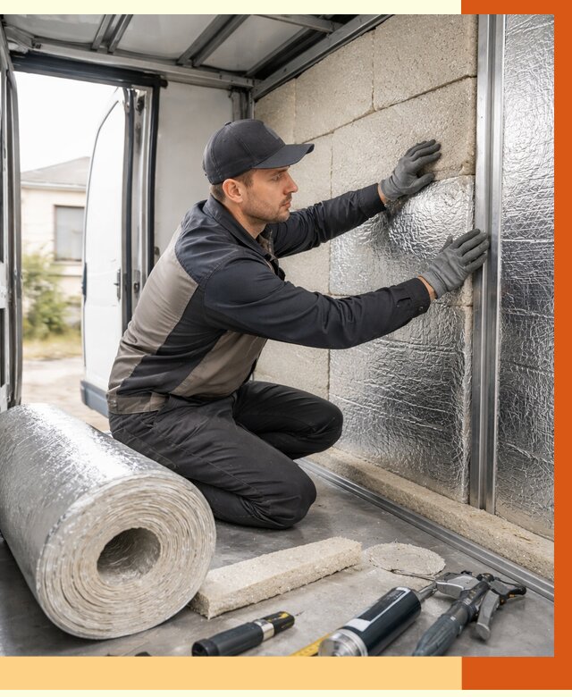 Утепление фургона рефрижератора в Кушве от 12831 руб./м² под ключ | ТепломастерКшв