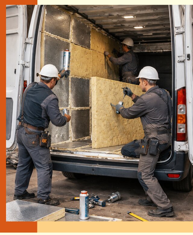 Утепление фургона-рефрижератора в Кушве для сохранения температуры