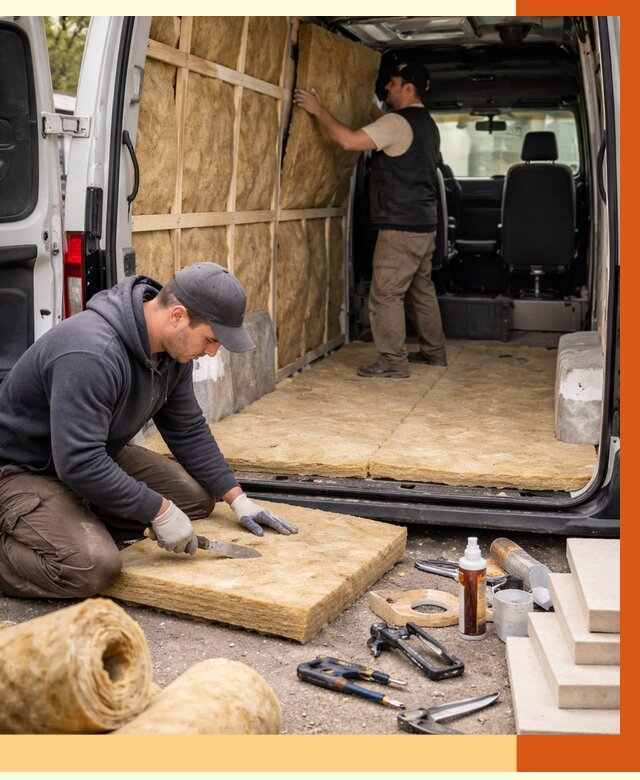 Утепление кемпера в Кушве под ключ от 12318 руб. — профессионально | ТепломастерКшв