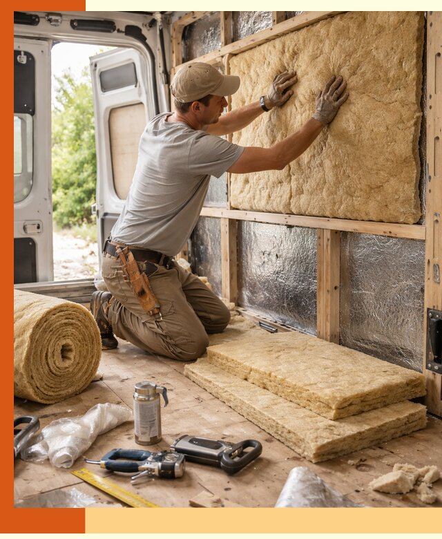 Утепление кемпера под ключ в Кушве с гарантией качества