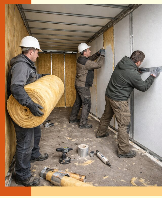 Утепление рефрижераторного контейнера в Кушве профессионально и надежно
