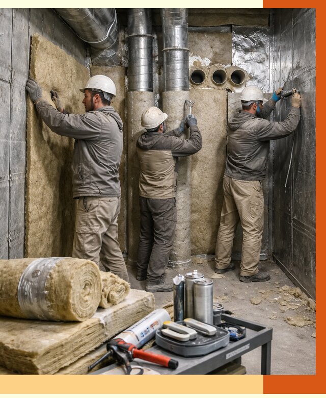 Утепление венткамеры в Кушве под ключ от 1488 руб. — профессионально | ТепломастерКшв