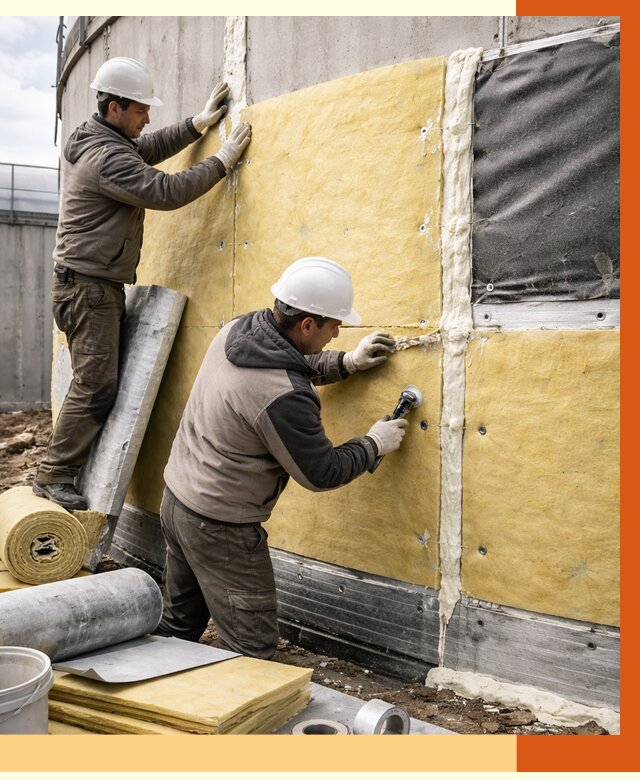 Утепление резервуара в Кушве от 28229 руб/м2 — монтаж ППУ и комплекс под ключ | ТепломастерКшв