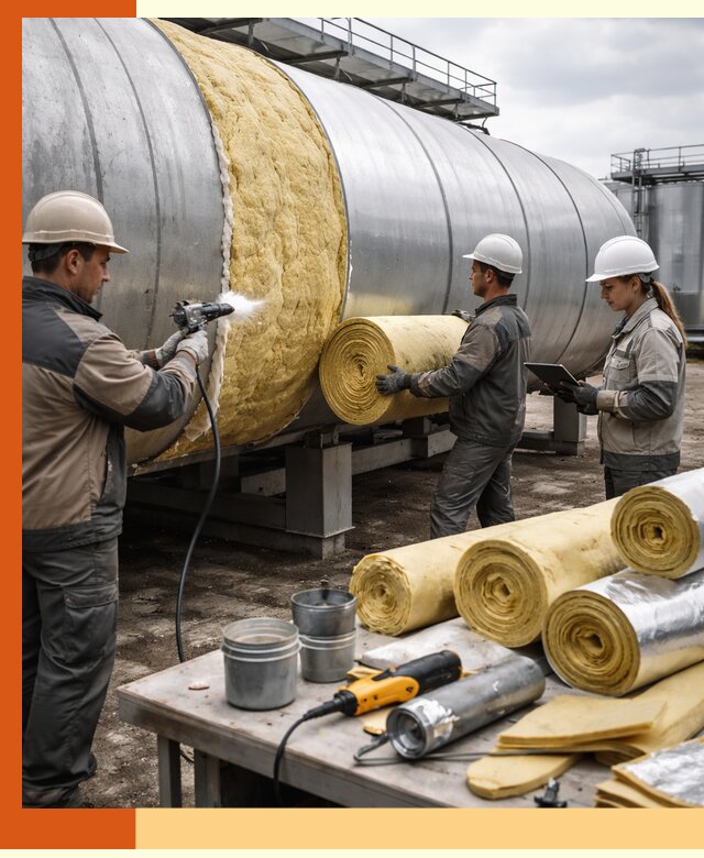 Утепление цистерны в Кушве — утеплители и монтаж под ключ