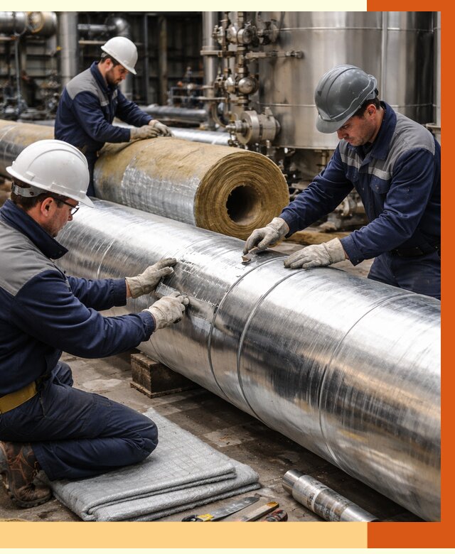 Утепление технологического оборудования в Кушве от 4311 руб. за м2 | ТепломастерКшв