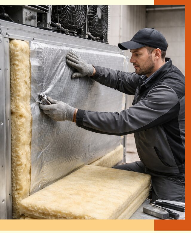 Утепление холодильного агрегата в Кушве от 8725 руб. под ключ | ТепломастерКшв