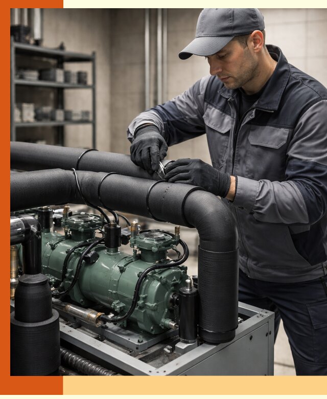 Утепление холодильного агрегата и теплоизоляция в Кушве