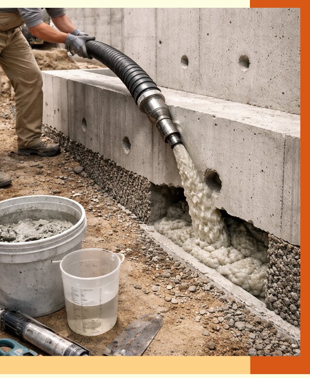 Заполнение полостей фундамента в Кушве от 6980 руб. под ключ | ТепломастерКшв