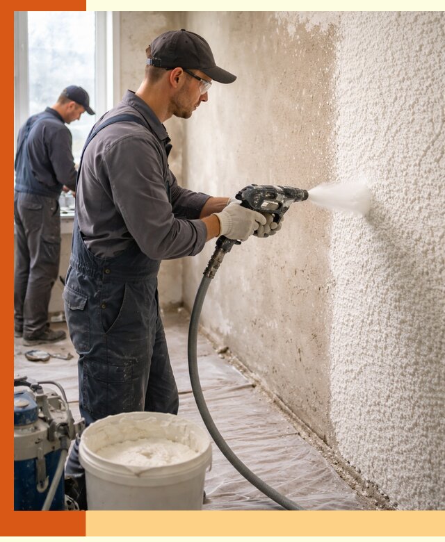 Утепление стен жидкой теплоизоляцией в Кушве для квартир и домов