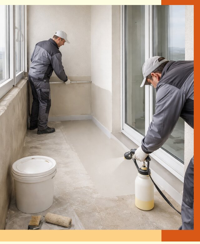 Утепление балкона жидкой теплоизоляцией в Кушве от 5902 руб./м2 | ТепломастерКшв