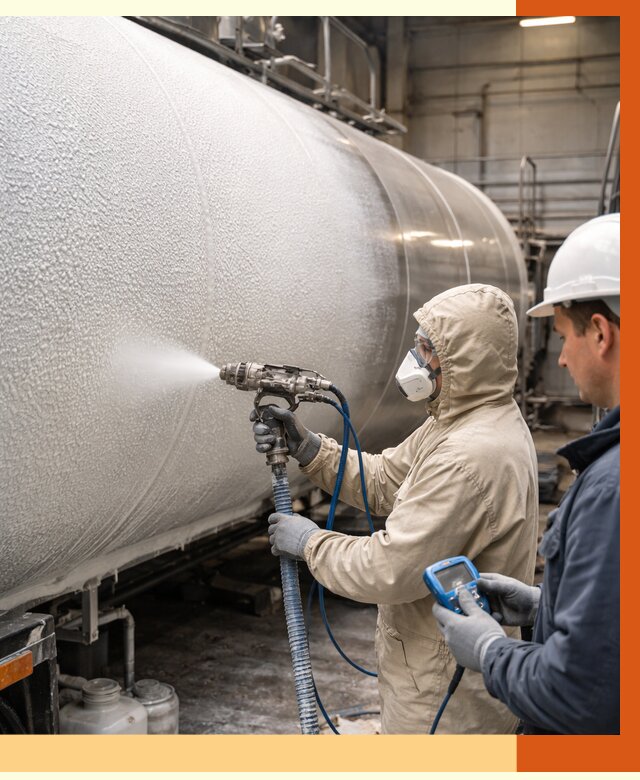 Утепление автоцистерны жидкой теплоизоляцией в Кушве от 14884 руб. под ключ | ТепломастерКшв