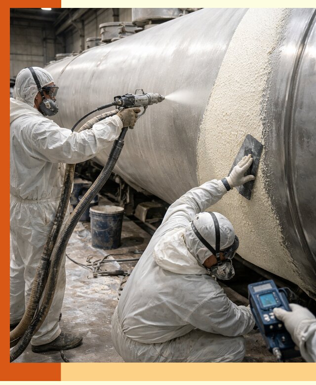 Утепление автоцистерн жидкой теплоизоляцией в Кушве