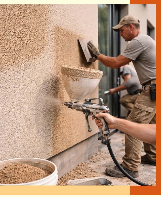 Утепление фасада жидкой пробкой в Кушве от 4927 руб./м² под ключ | ТепломастерКшв