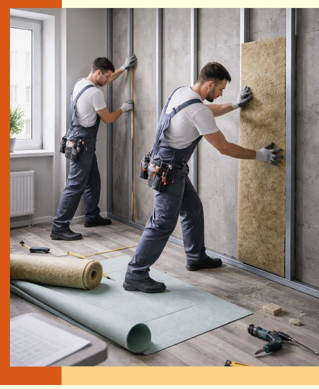 Шумоизоляция квартиры под ключ в Кушве — профессионально и гарантированно