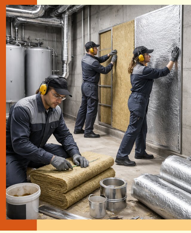 Шумоизоляция котельной в Кушве: профессиональный монтаж и материалы