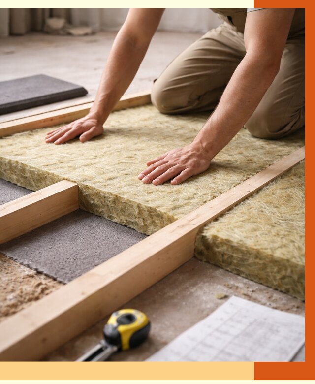 Шумоизоляция пола в Кушве от 1283 руб./м² — профессиональная звукоизоляция | ТепломастерКшв