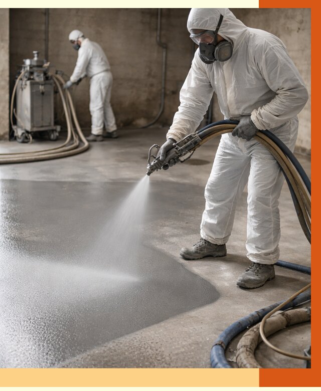 Гидроизоляция полимочевиной в Кушве от 8725 руб/м² — напыление полимерной гидроизоляции | ТепломастерКшв