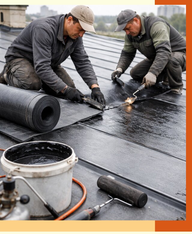 Гидроизоляция фальцевой кровли в Кушве от 7699 руб. под ключ | ТепломастерКшв