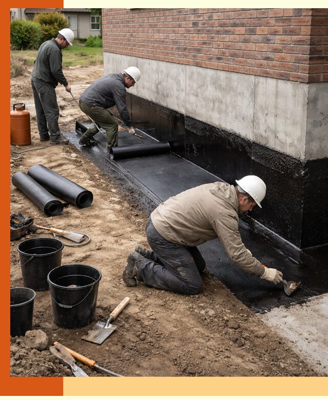 Гидроизоляция фундамента в Кушве: надежная защита строений