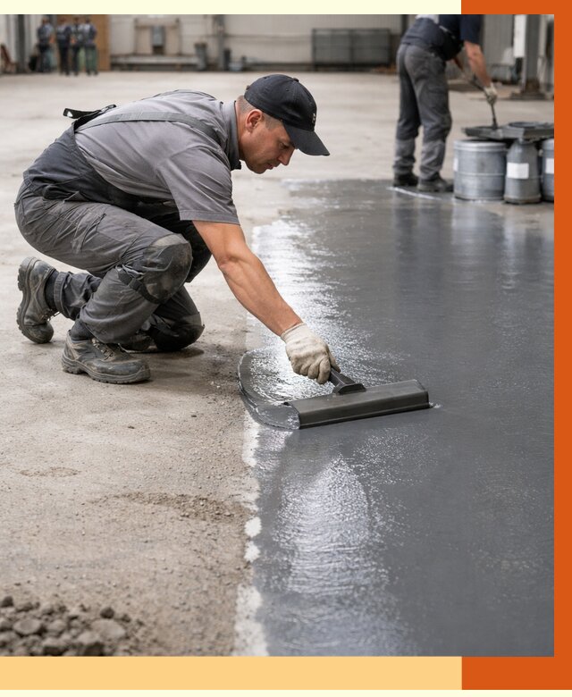 Гидроизоляция промышленного пола в Кушве от 1232 руб./м2 — ТепломастерКшв специалисты под ключ