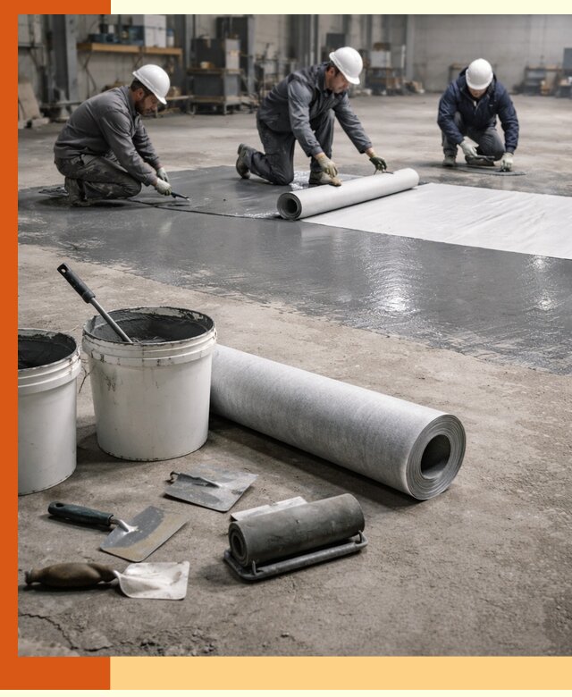 Гидроизоляция промышленного пола в Кушве — защита и долговечность