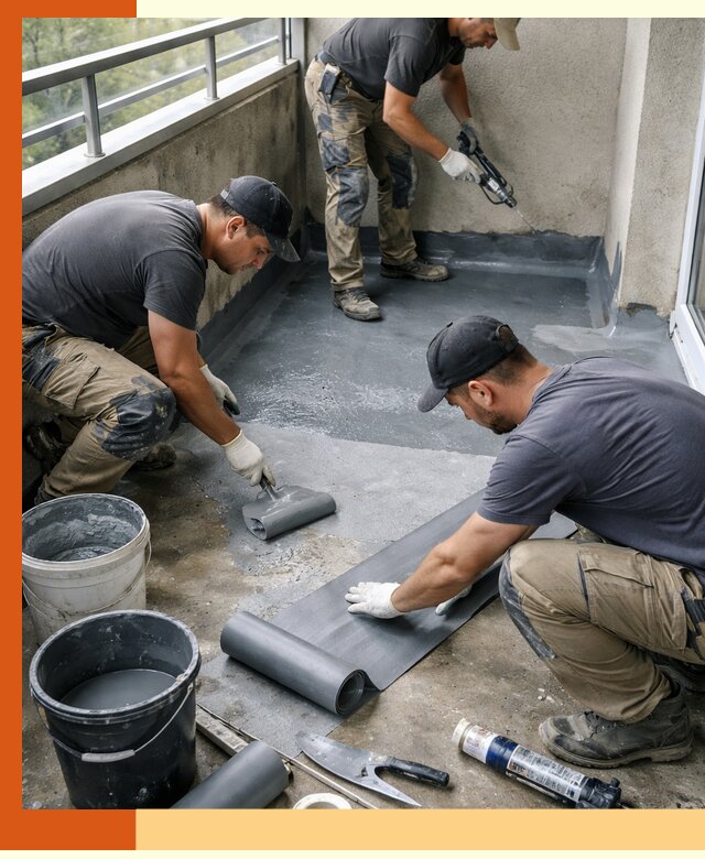 Гидроизоляция балкона в Кушве: надежная защита от протечек