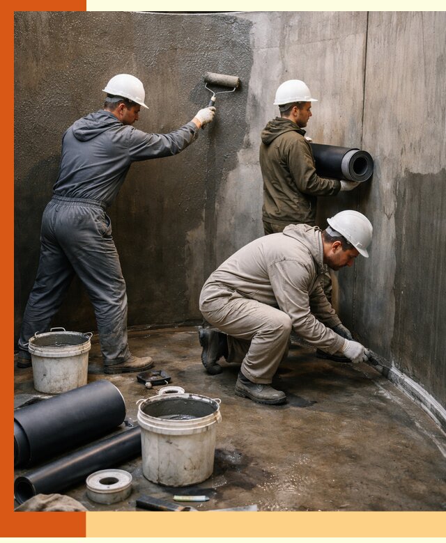 Гидроизоляция резервуара профессионально в Кушве